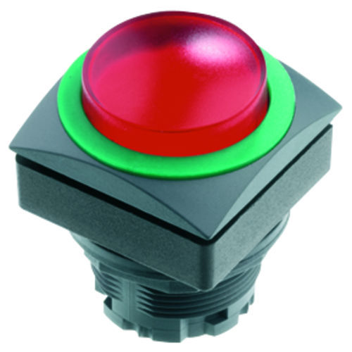 Indicador luminoso montado en panel - QUARTEX®-R-JUWEL QRJN - Georg Schlegel GmbH & Co. KG - IP65 / cuadrado
