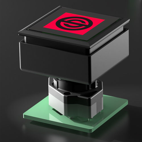 Botón pulsador reforzado - FLEXITAST - Georg Schlegel GmbH & Co. KG - IP65 / de mando / mecánico