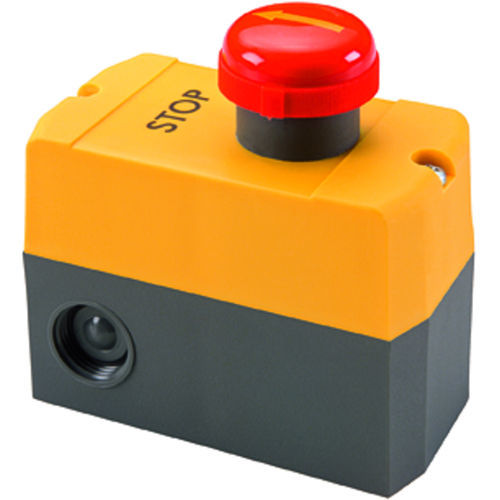Caja botonera de 1 botón - DIRB1GB_OS - Georg Schlegel GmbH & Co. KG - IP65 / de material plástico / de parada de emergencia