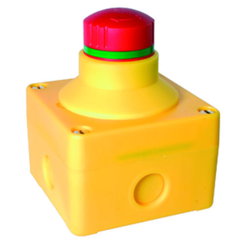 Caja botonera de 1 botón - IRFQRBUVGB - Georg Schlegel GmbH & Co. KG - IP65 / de material plástico / de parada de emergencia
