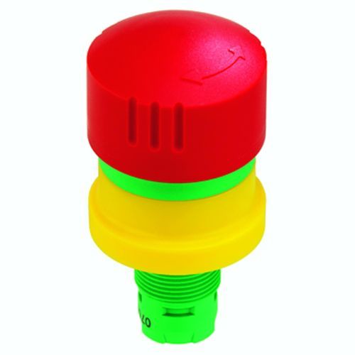 Botón pulsador de parada de emergencia - QUARTRON® RXUV - Georg Schlegel GmbH & Co. KG - IP65 / no luminoso / redondo