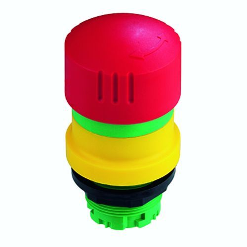 Botón pulsador de parada de emergencia - QUARTEX®-R QRUV  - Georg Schlegel GmbH & Co. KG - de seta / IP65 / IP67