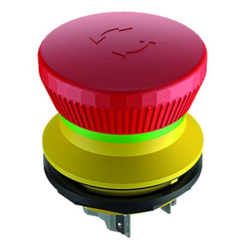 Botón pulsador de parada de emergencia - KOMBITAST®-R-JUWEL KRVK4O - - Georg Schlegel GmbH & Co. KG - IP65 / 4NC / DC
