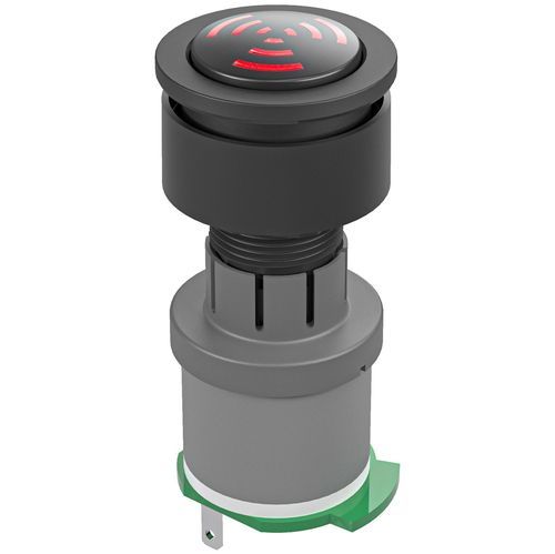 Zumbador IP65 - RX-JUWEL RXJNSGL+SGILR - Georg Schlegel GmbH & Co. KG - para montar sobre panel