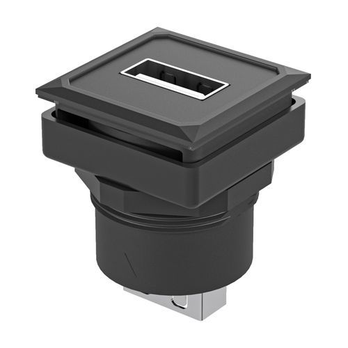 Tomacorriente empotrable - OKJ_USB_AA - Georg Schlegel GmbH & Co. KG - para montar sobre panel