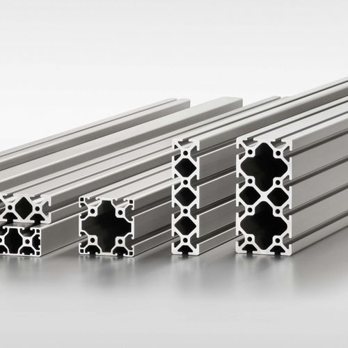 Perfil de aluminio anodizado - 0.0.419.06 - item industrial applications - rectangular / de construcción / de peso ligero