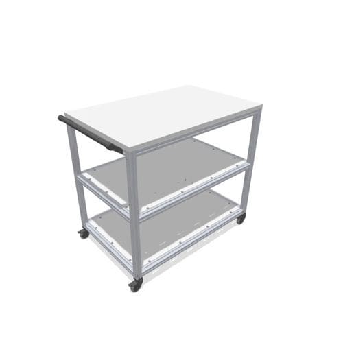 Carro de montaje - MB - item industrial applications - de aluminio / de perfil / para accesorios