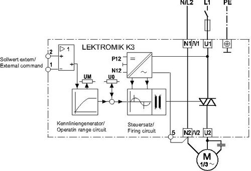Unidad electrónica de control de tensión - 1.5 - 18 A | LEKTROMIK® K3 series  - KIMO