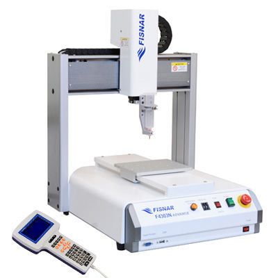 Robot de pórtico - F4000 ADVANCE Series - Fisnar Inc. - 3 ejes / para distribución / benchtop