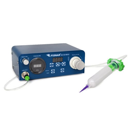 Dosificador de alta precisión - DC50 MAX - Fisnar Inc. - de líquidos / de jeringa / automático
