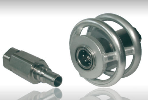 Racor rápido - TE-0 series - WALTHER-PRÄZISION - para productos químicos / de PTFE / de latón