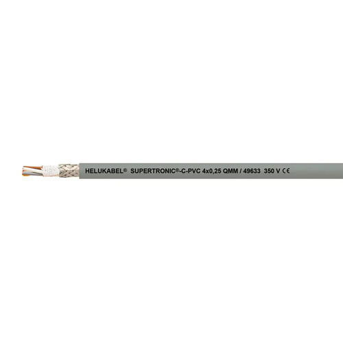 Cable eléctrico DIN - SUPERTRONIC®-C-PVC - HELUKABEL - antipropagación de fuego / resistente al aceite / redondo