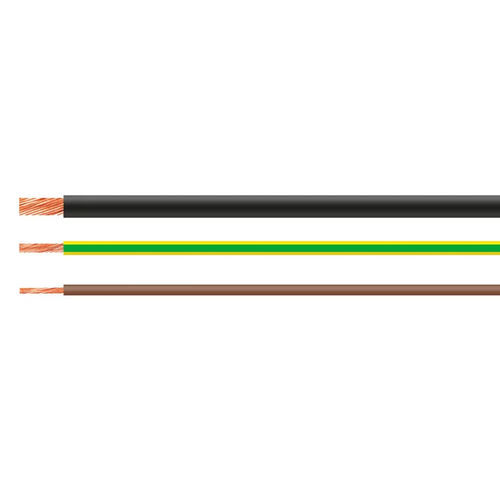 Cable eléctrico DIN - H07V-K - HELUKABEL - antipropagación de fuego / multifilar / de cobre