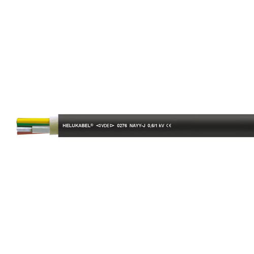 Cable eléctrico de alimentación - NAYY-J - HELUKABEL - DIN / aislado / antipropagación de fuego