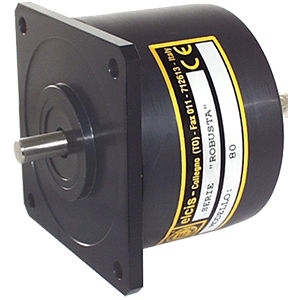 Encoder rotativo incremental - 80 - ELCIS ENCODER - con eje macizo / con brida cuadrada / 24 Vcc