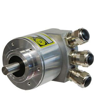 Encoder rotativo absoluto - 758D series - ELCIS ENCODER - con eje macizo / monovuelta / multivuelta