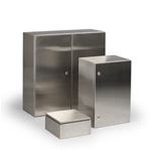 Armario de almacenamiento - IP 66 | Cubo E - ENSTO - para instalación en pared / de puertas batientes / de acero inoxidable