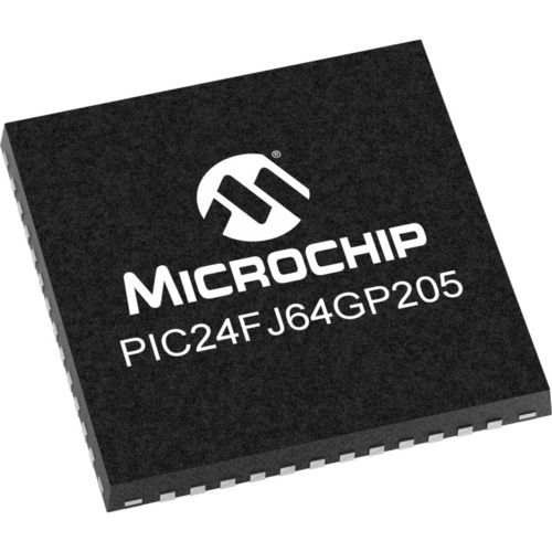 Microcontrolador 12 bits - PIC24FJ64GP205 - Atmel - para aplicaciones automovilísticas / de baja potencia / analógico