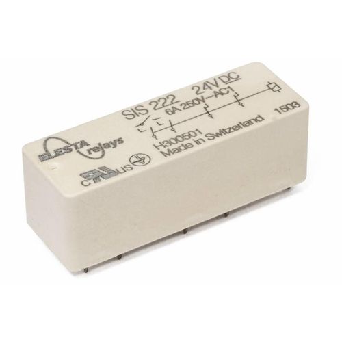 Relé electromecánico 24 Vcc - SIS222 - ELESTA GmbH - 12 Vcc / 110 V CC / 48 V CC