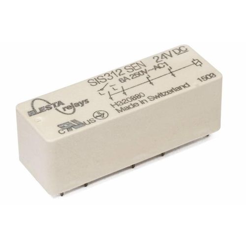Relé electromecánico 24 Vcc - SIS312 SEN - ELESTA GmbH - 12 Vcc / 6 V CC / 5 V CC