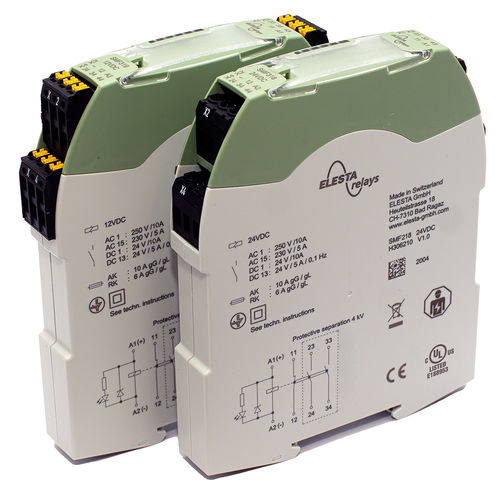 Módulo de relé DC - SMF3 - ELESTA GmbH - AC / electromecánica / para montaje sobre riel DIN