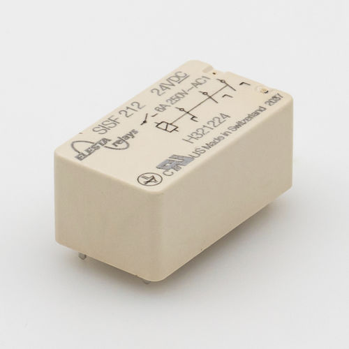 Relé electromecánico 24 Vcc - SISF212 - ELESTA GmbH - 12 Vcc / 6 V CC / 48 V CC