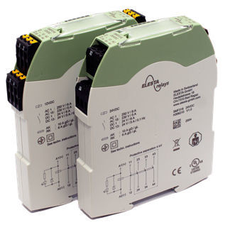 Módulo de relé para montaje sobre riel DIN - SMD4 - ELESTA GmbH - electromecánica / DC