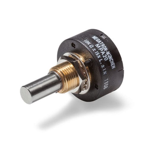 Potenciómetro de plástico conductor - MPA20/21 - MEGATRON Elektronik GmbH & Co. KG - monovuelta / manual / analógico