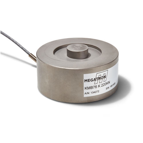 Célula de carga de compresión - KMB76 - MEGATRON Elektronik GmbH & Co. KG - de tipo botón / de galga extensométrica / para calibración
