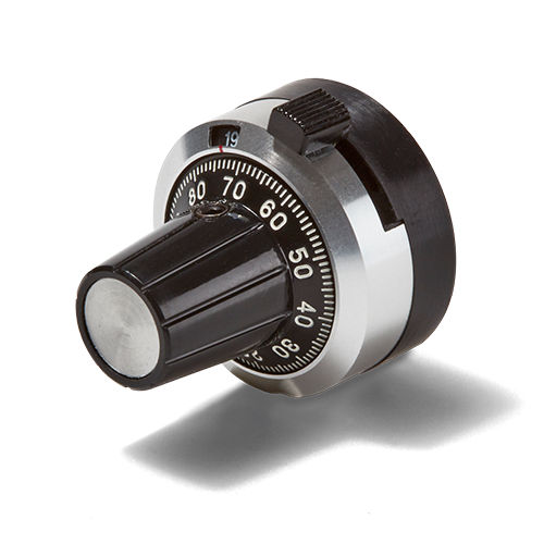 Botón de mando moleteado - IMU - MEGATRON Elektronik GmbH & Co. KG - mecánico con indicador de posición