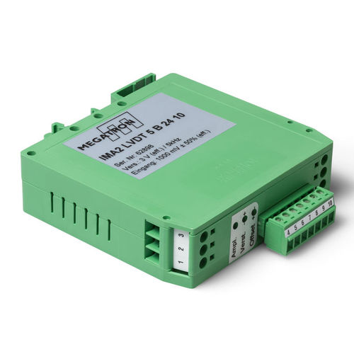 Amplificador de señal - IMA2LVDT - MEGATRON Elektronik GmbH & Co. KG - analógico / aislado / para sensor inductivo y resistivo