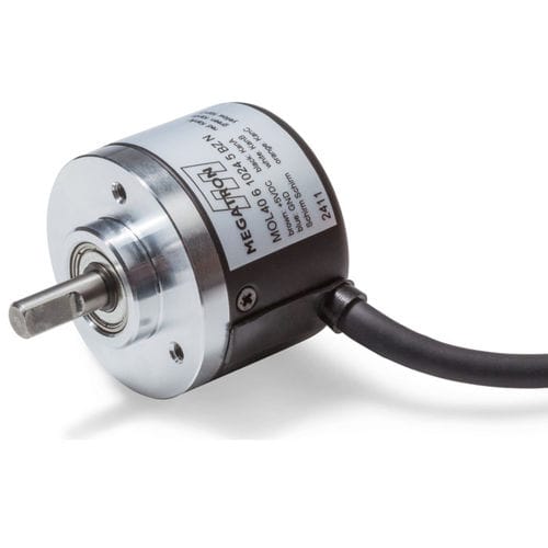 Encoder rotativo incremental - MOL40 - MEGATRON Elektronik GmbH & Co. KG - fotoeléctrico / con eje macizo / IP50