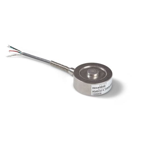 Célula de carga de compresión - KMB38 - MEGATRON Elektronik GmbH & Co. KG - de tipo botón / de pesaje / para calibración