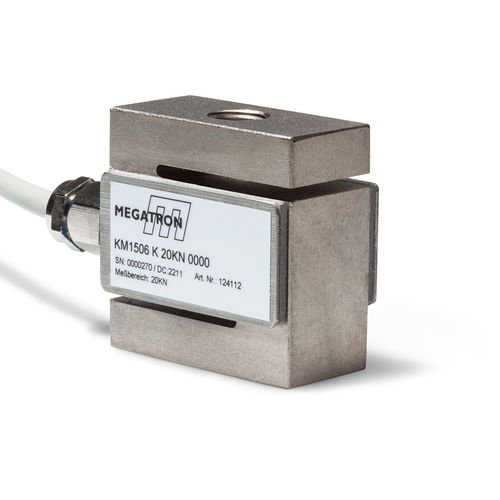 Célula de carga de tracción compresión - KM1506 - MEGATRON Elektronik GmbH & Co. KG - en S / de galga extensométrica / de pesaje