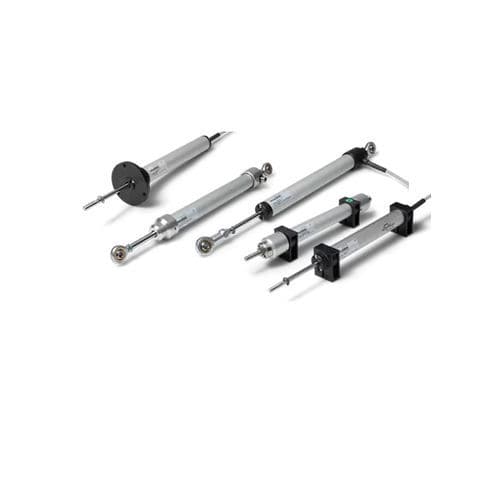 Sensor de desplazamiento lineal - RC20 - MEGATRON Elektronik GmbH & Co. KG - con potenciómetro de plástico conductor / con potenciómetro de muelle / analógico