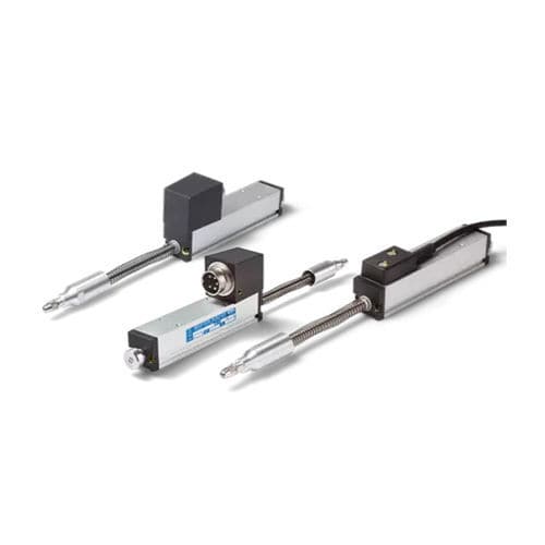 Sensor de desplazamiento lineal - SPR18 - MEGATRON Elektronik GmbH & Co. KG - con potenciómetro de plástico conductor / con potenciómetro de muelle / analógico