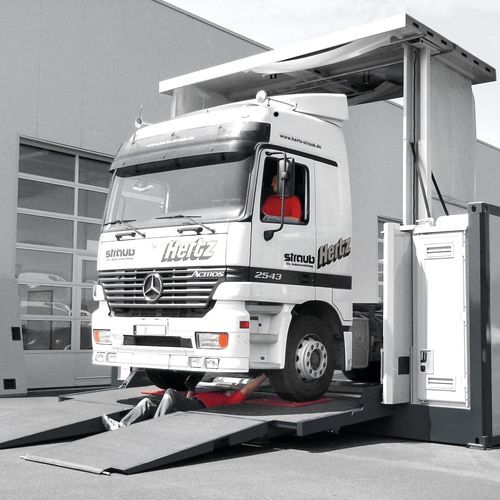Banco de frenado, suspensión y alineado para camiones - MTL15 - MAHA Maschinenbau Haldenwang GmbH & Co. KG - móvil