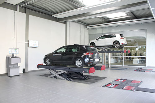 Banco de frenado para coche - MBT 2250 EUROSYSTEM - MAHA Maschinenbau Haldenwang GmbH & Co. KG - de rodillos