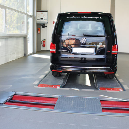 Banco de frenado para coche - MBT 3200 LON - MAHA Maschinenbau Haldenwang GmbH & Co. KG - de rodillos