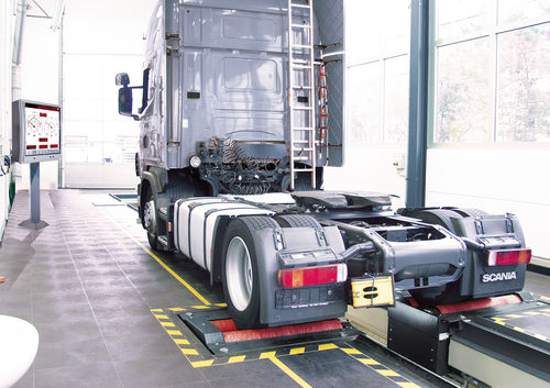 Banco de frenado para camiones - MBT 4200 LON W CLASSIC - MAHA Maschinenbau Haldenwang GmbH & Co. KG - de rodillos