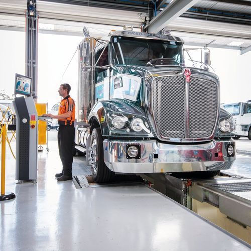 Banco de frenado para camiones - MBT 4250 EUROSYSTEM - MAHA Maschinenbau Haldenwang GmbH & Co. KG - de rodillos