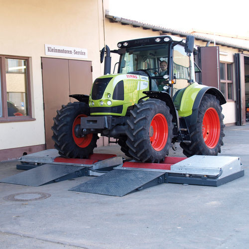 Banco de frenado para vehículo agrícola - MBT 6200 LON W CLASSIC - MAHA Maschinenbau Haldenwang GmbH & Co. KG - de rodillos