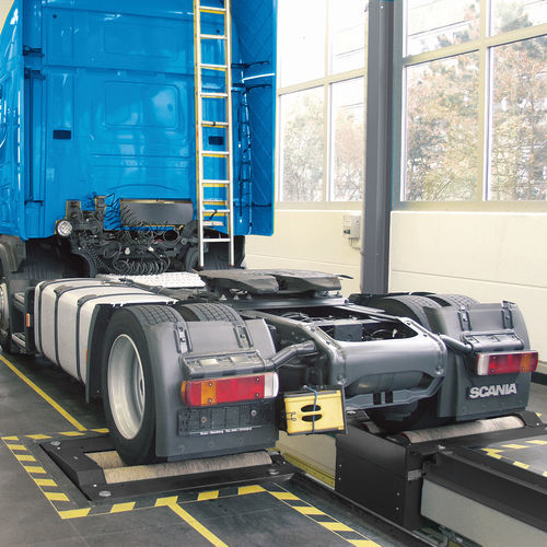 Banco de frenado para camiones - MBT 7200 LON W COMPETENCE - MAHA Maschinenbau Haldenwang GmbH & Co. KG - de rodillos