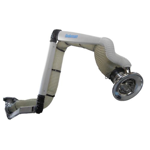 Brazo de extracción fijo - NEX DX - NEDERMAN - doble / para polvo / para humo