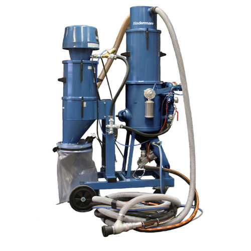 Arenadora manual - Vacuumblaster 418A / 460A - NEDERMAN - a presión / de aspiración / móvil