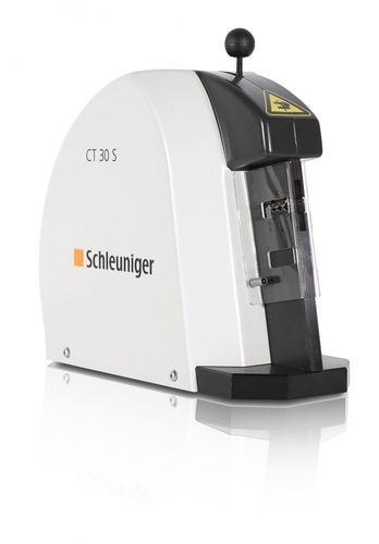 Engastadora de cables - CT 30 S - Schleuniger - para capuchón final / automática / neumática