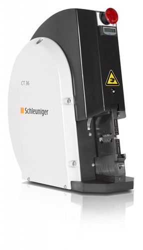 Engastadora de cables - CT 36 - Schleuniger - para capuchón final / semiautomática / neumática