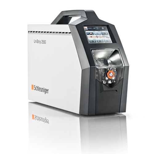 Desforradora para hilos eléctricos - UniStrip 2550 - Schleuniger - de hoja / eléctrica / programable