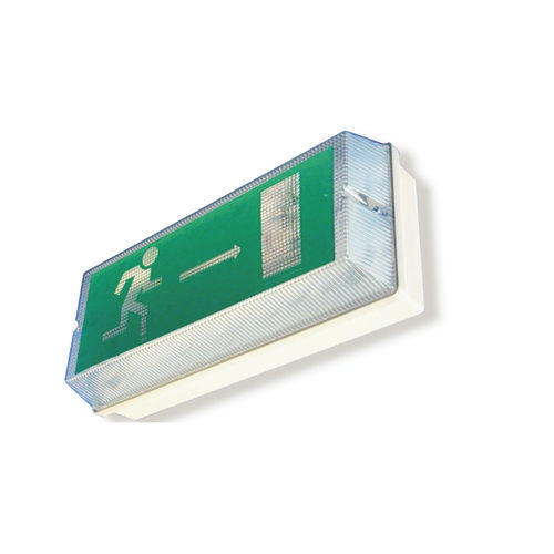 Luz de emergencia - EMX - vlux - fluorescente / IP65 / de pared
