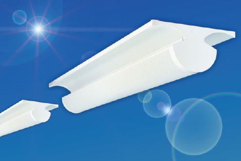 Iluminación de techo - Seagull - vlux - fluorescente / para nave de almacenamiento / para comercio